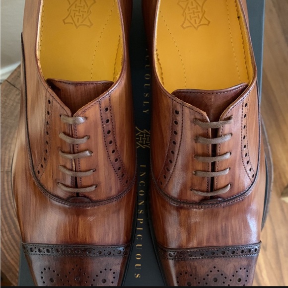 Undandy Mens Oxford Leather Dress Shoe. BRAND NEW - Picture 5 of 6